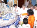 22. Cutting the Mahasivarathri cake baked by Italian devotees